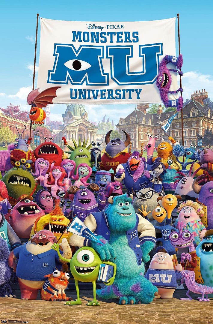Monster University: rescore scene.
